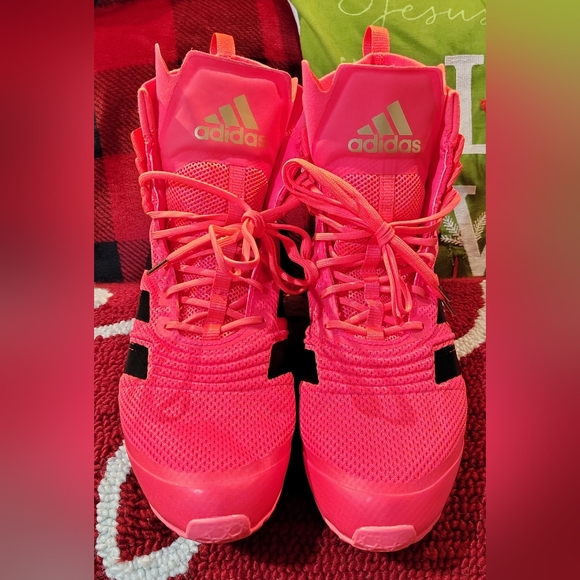 New Adidas Speedex 18 Boxing Shoes Men Size 10 Color Pink - Picture 2 of 5